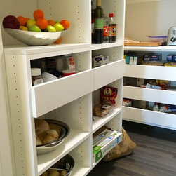 Custom Pantry with Additional Storage - Pantry And Cabinet Organizers