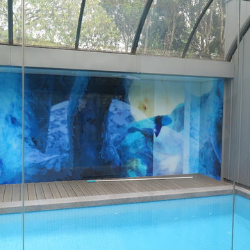 Hawthorn East indoor pool and garage