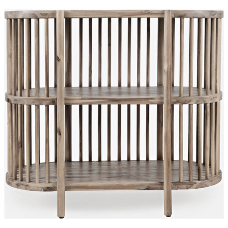 Rhapsody Mid-Century Modern 36 Open Storage Console Bookcase