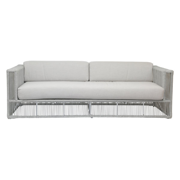 Miami Sofa With Cushions, Echo Ash