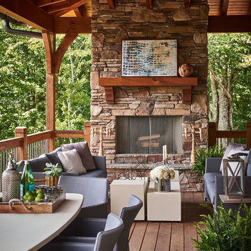 Rustic Meets Midcentury