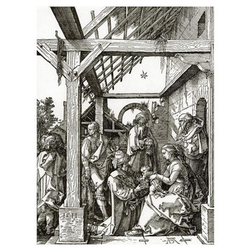 "The Adoration Of The Magi" Digital Paper Print by Albrecht Durer, 25"x32"