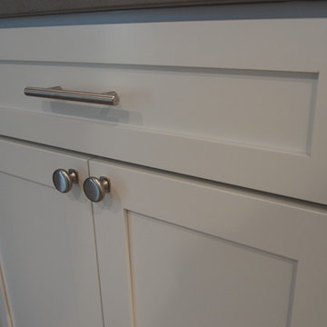 Geneseo Kitchen Remodel Dura Supreme Homestead Painted White MSI Quartz