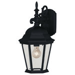 Savoy House - Savoy House 5-1820-BK One Light Outdoor Wall Lantern - Decorate your favorite outdoor spaces to bring a sOne Light Outdoor Wa Black Clear Beveled  *UL: Suitable for wet locations Energy Star Qualified: n/a ADA Certified: n/a  *Number of Lights: Lamp: 1-*Wattage:60w Incandescent bulb(s) *Bulb Included:No *Bulb Type:Incandescent *Finish Type:Black