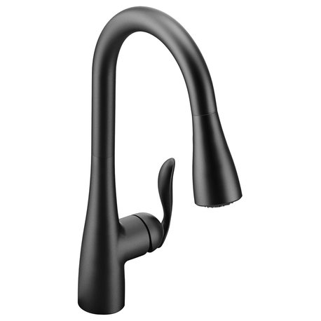 Moen Arbor 1-Handle High Arc Pulldown Kitchen Faucet, Matte Black