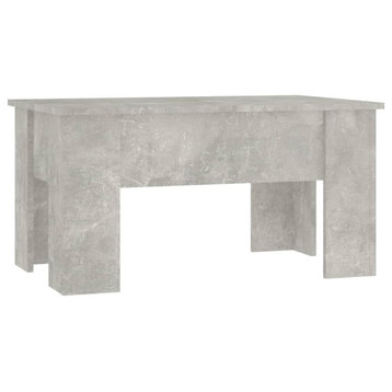 Vidaxl Coffee Table Concrete Gray 31.1"x19.3"x16.1" Engineered Wood