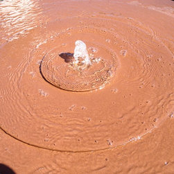 Modern Water Feature- 1000mm Diam - Outdoor Fountains