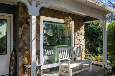 Concrete fiberboard house exterior photo in Atlanta
