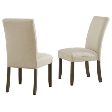 Gwyn Parsons Upholstered Chair, Cream, Set of 2