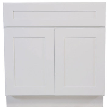 Design House 613315 Brookings 34.5" x 48" Double Door Base - White
