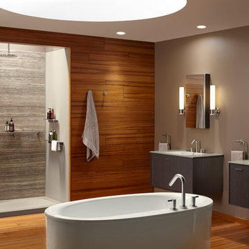 Contemporary Suite with Clean Lines and Rich Textures by Kohler