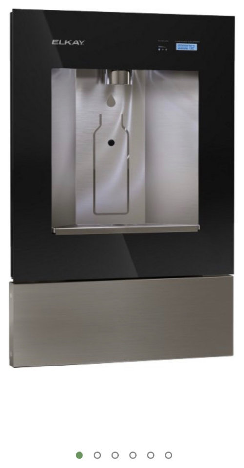 water dispenser install near panel