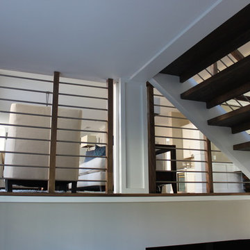 Project #22 | Stainless Steel & Dark Wood Treads