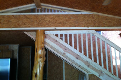 Inspiration for a rustic home design remodel in Other