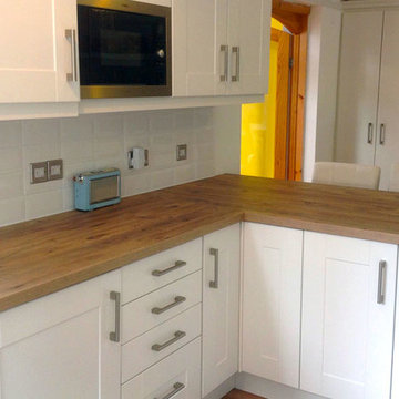An Innova Fulford White Shaker Kitchen - Real Customer Kitchens