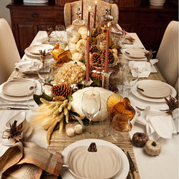 Thanksgiving Tablescape - Charger Plates