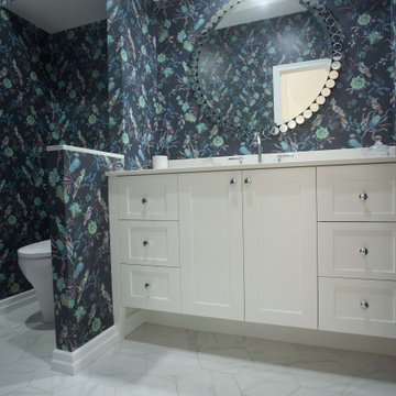 Simply a  touch of class to the Powder Room, Laundry and Mudroom