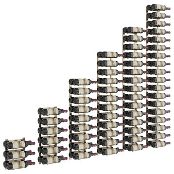 W Series Under the Stairs Wine Wall Kit, Golden Bronze, 126 Bottles (Double Deep)