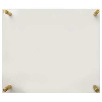 Double Panel Wall Frame with Gold Mounts, 15"x18", For 11"x14" Photos and Art