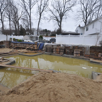 Backyard Design & Installation with Gunite Pool Kings Park NY 11754