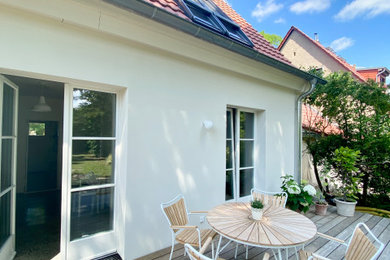 Kleine Country Terrasse im Erdgeschoss in Berlin