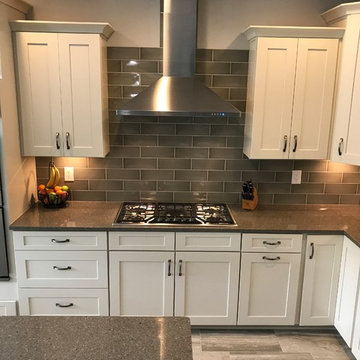 Waypoint and Contractors Choice Cabinetry- 650F Painted Silk Kitchen