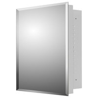 Deluxe Series Medicine Cabinet, 16"x22", Beveled Edge, Recessed