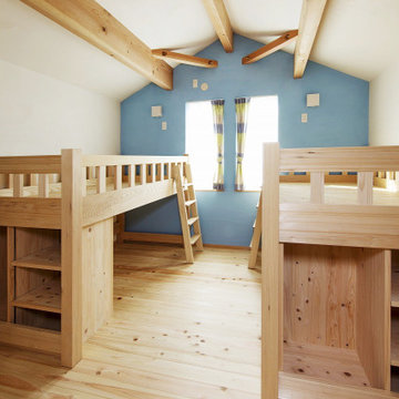 造作ベッドのある子ども部屋