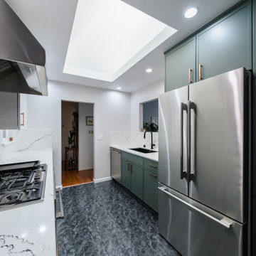 Modern Galley Kitchen in Santa Clara