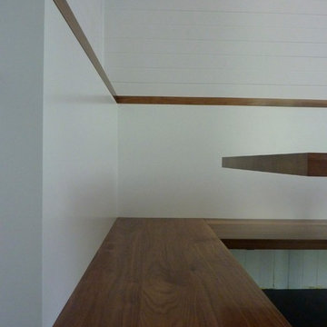Walnut Banquette Table