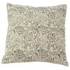 Mediterranean Square Flourish Patterned Decorative Pillow
