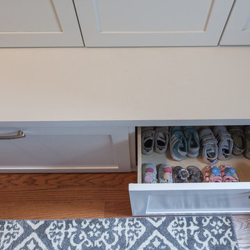 Enclosed Mudroom Locker Cabinet in Elmhurst