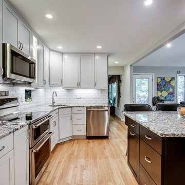 Transitional Black & White Kitchen Annandale, VA