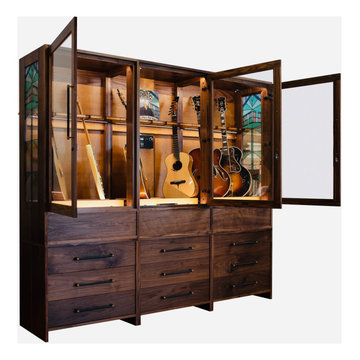 Luke Combs humidity controlled guitar cabinet