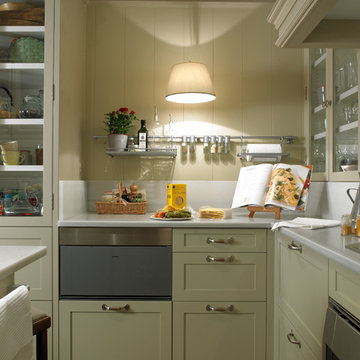 Una cocina de elegancia clásica