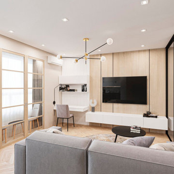 Modern 2-bedroom Apartment Design Project