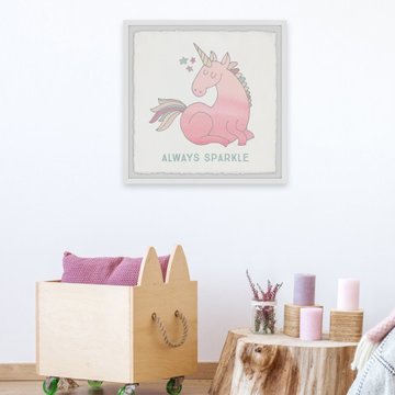 "Always Sparkle II" Framed Painting Print