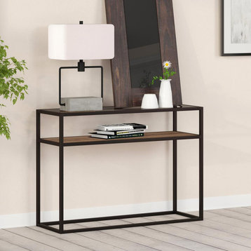 Addison 42'' Wide Rectangular Console Table in Blackened Bronze