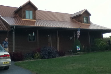 Example of a classic exterior home design in Other