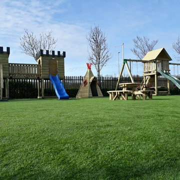 Artificial Grass Play Area in Ballyseedy Garden Centre