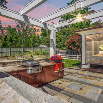 Outdoor Kitchen Featuring Evo Grill