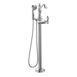 Delta Victorian&reg; Floor Mount Tub Filler - Tub And Shower Faucet Sets