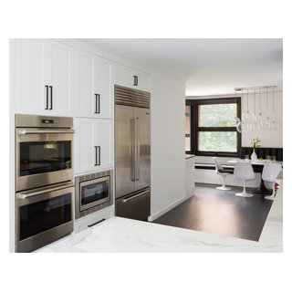 Powder Box Kitchen Gorgeous Modern Kitchen & Powder Room Remodel - Contemporary - Kitchen ...