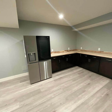 Basement kitchenette