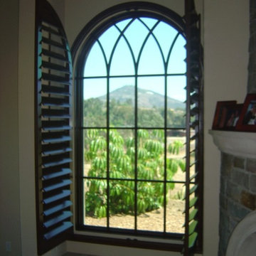Arched Shutters Provide Just The Right Amount Of Privacy