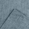 Lisa Solid Tailored Panel Pair with Ties, Dusty Blue, 56"x84"