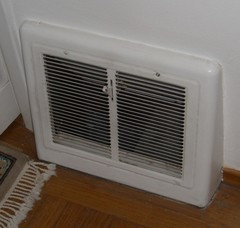 Cleaning metal heat registers? (baseboard type)