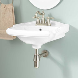 HALDEN WALL-MOUNT BATHROOM SINK - Bathroom Sinks