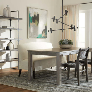 Understated Industrial Dining Room