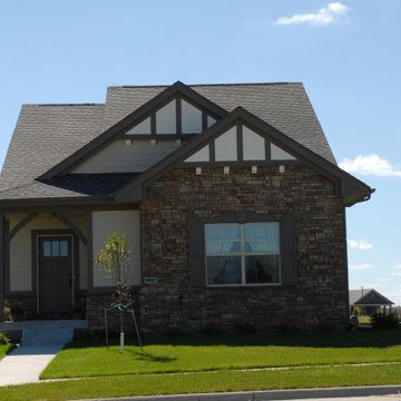 Narrow Alley Load Craftsman Ranch Plan #24607